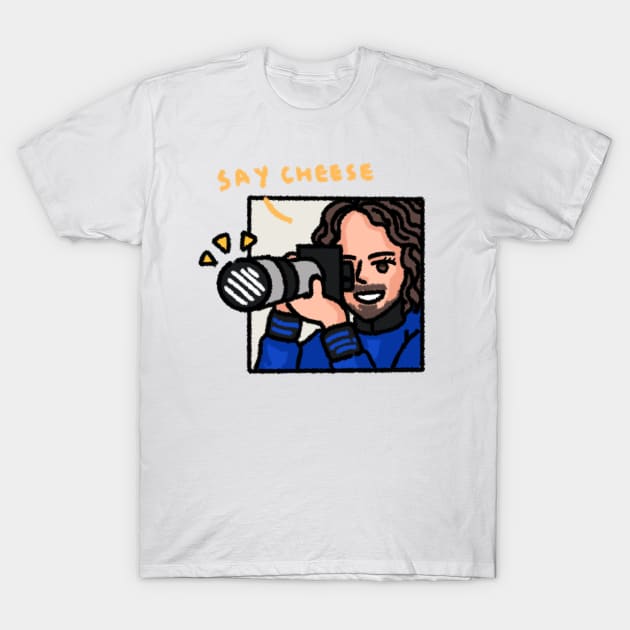 Stef the cameraman T-Shirt by dotbyedot